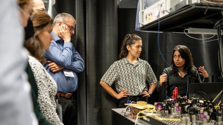 Quantum Lab visit at Fraunhofer IOF in October 2022.