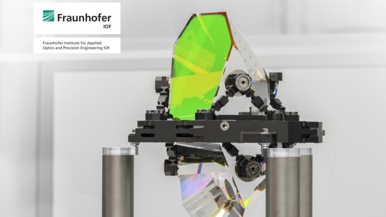 Advanced freeform optical setup from Fraunhofer IOF.